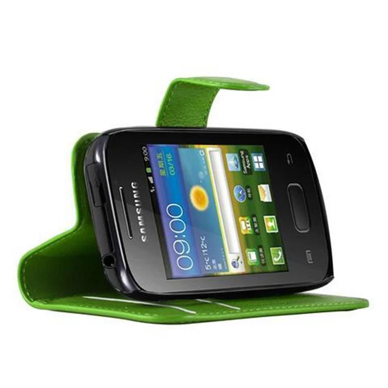 Cadorabo Hülle kompatibel mit Samsung Galaxy POCKET 2 Schutzhülle mit Magnetverschluss, Standfunktion und Kartenfach