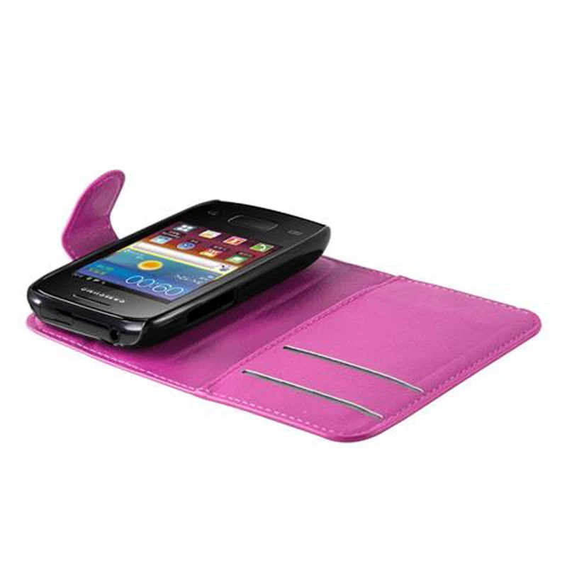 Cadorabo Hülle kompatibel mit Samsung Galaxy POCKET 2 Schutzhülle mit Magnetverschluss, Standfunktion und Kartenfach