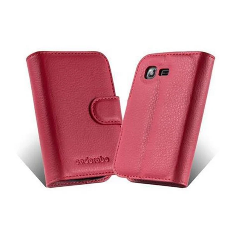 Cadorabo Hülle kompatibel mit Samsung Galaxy POCKET 2 Schutzhülle mit Magnetverschluss, Standfunktion und Kartenfach
