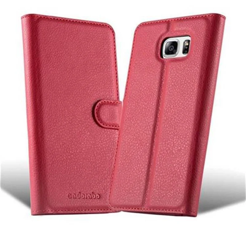 Cadorabo Hülle kompatibel mit Samsung Galaxy NOTE 5 Schutzhülle mit Magnetverschluss, Standfunktion und Kartenfach