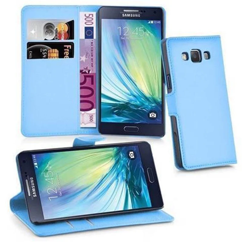 Cadorabo Hülle kompatibel mit Samsung Galaxy J5 2015 Schutzhülle mit Magnetverschluss, Standfunktion und Kartenfach