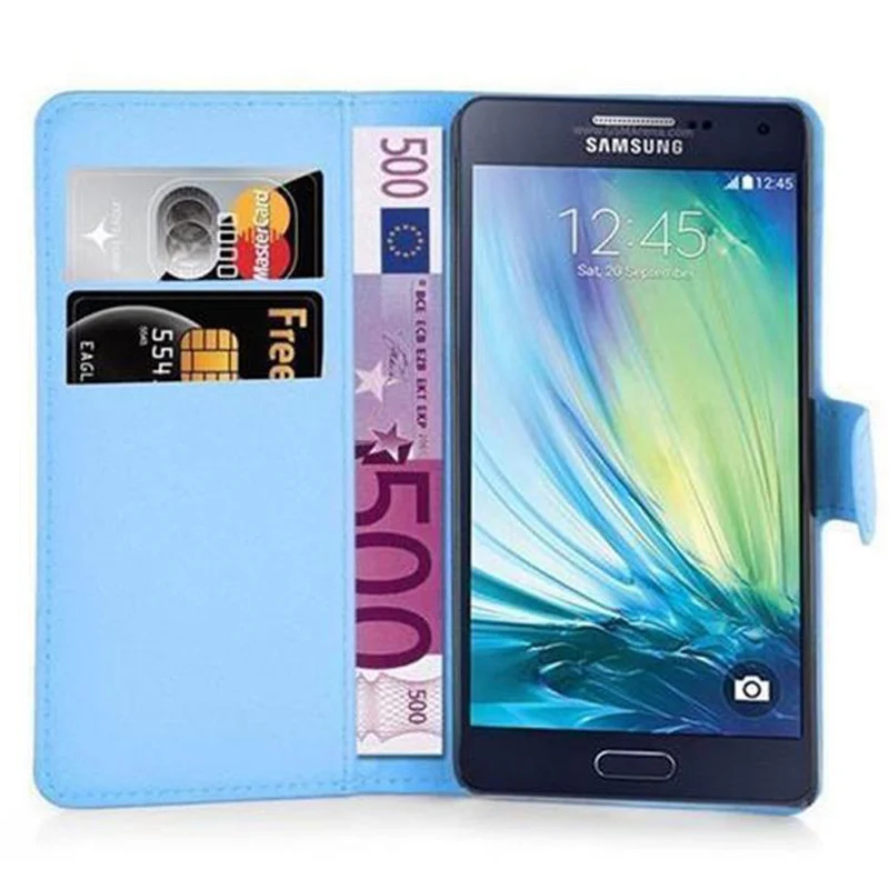Cadorabo Hülle kompatibel mit Samsung Galaxy J5 2015 Schutzhülle mit Magnetverschluss, Standfunktion und Kartenfach