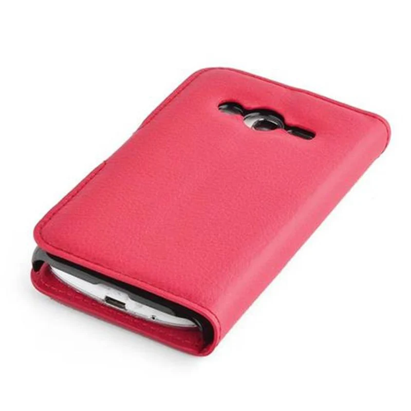 Cadorabo Hülle kompatibel mit Samsung Galaxy ACE 4 LITE Schutzhülle mit Magnetverschluss, Standfunktion und Kartenfach