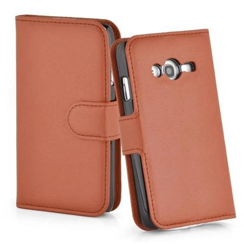 Cadorabo Hülle kompatibel mit Samsung Galaxy ACE 4 LITE Schutzhülle mit Magnetverschluss, Standfunktion und Kartenfach