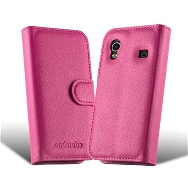 Cadorabo Hülle kompatibel mit Samsung Galaxy ACE 1 Schutzhülle mit Magnetverschluss, Standfunktion und Kartenfach