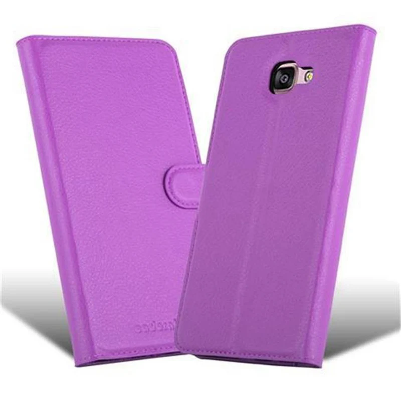 Cadorabo Hülle kompatibel mit Samsung Galaxy A9 2016 Schutzhülle mit Magnetverschluss, Standfunktion und Kartenfach