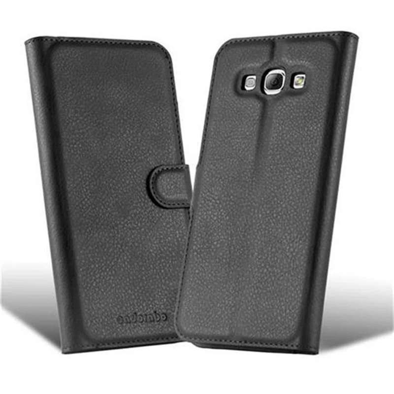 Cadorabo Hülle kompatibel mit Samsung Galaxy A8 2015 Schutzhülle mit Magnetverschluss, Standfunktion und Kartenfach