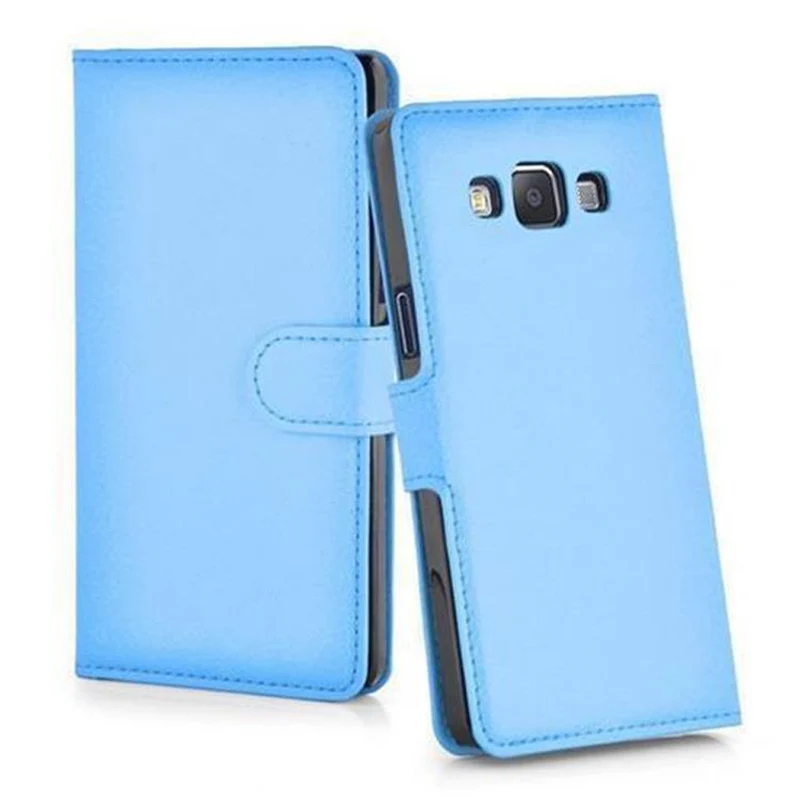 Cadorabo Hülle kompatibel mit Samsung Galaxy A3 2015 Schutzhülle mit Magnetverschluss, Standfunktion und Kartenfach