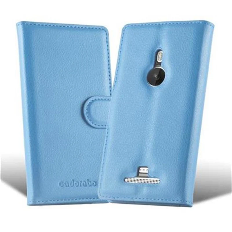 Cadorabo Hülle kompatibel mit Nokia Lumia 925 Schutzhülle mit Magnetverschluss, Standfunktion und Kartenfach