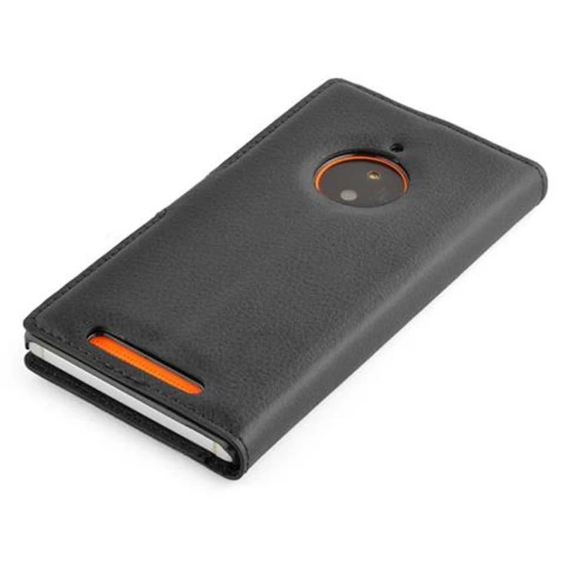 Cadorabo Hülle kompatibel mit Nokia Lumia 830 Schutzhülle mit Magnetverschluss, Standfunktion und Kartenfach