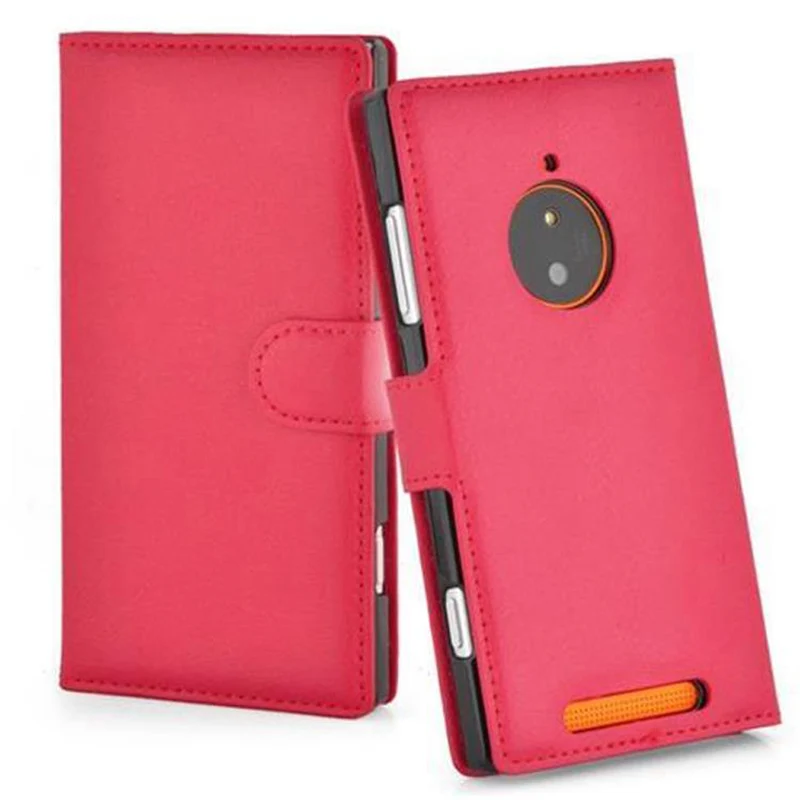 Cadorabo Hülle kompatibel mit Nokia Lumia 830 Schutzhülle mit Magnetverschluss, Standfunktion und Kartenfach