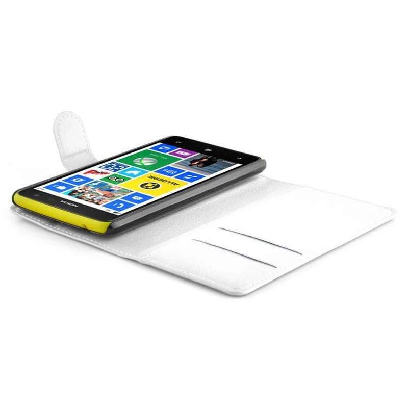 Cadorabo Hülle kompatibel mit Nokia Lumia 625 Schutzhülle mit Magnetverschluss, Standfunktion und Kartenfach