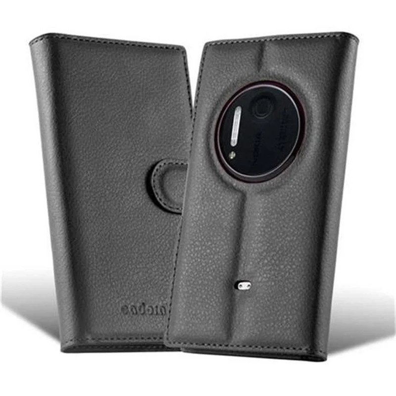 Cadorabo Hülle kompatibel mit Nokia Lumia 1020 Schutzhülle mit Magnetverschluss, Standfunktion und Kartenfach