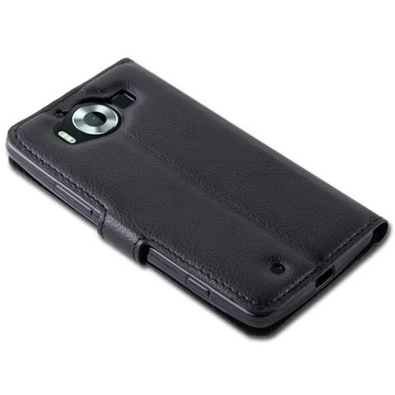 Cadorabo Hülle kompatibel mit Nokia Lumia 950 Schutzhülle mit Magnetverschluss, Standfunktion und Kartenfach