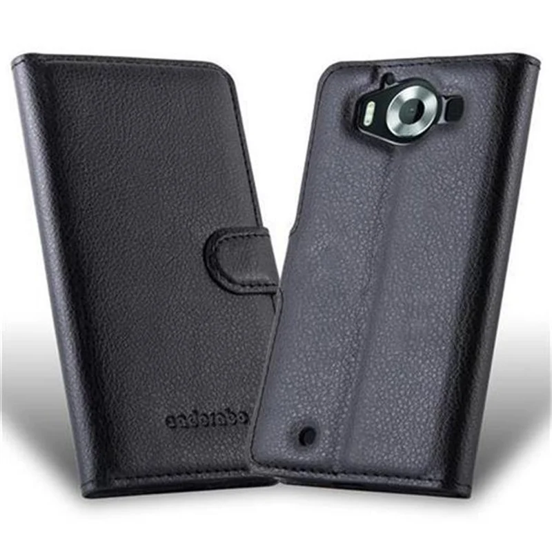 Cadorabo Hülle kompatibel mit Nokia Lumia 950 Schutzhülle mit Magnetverschluss, Standfunktion und Kartenfach