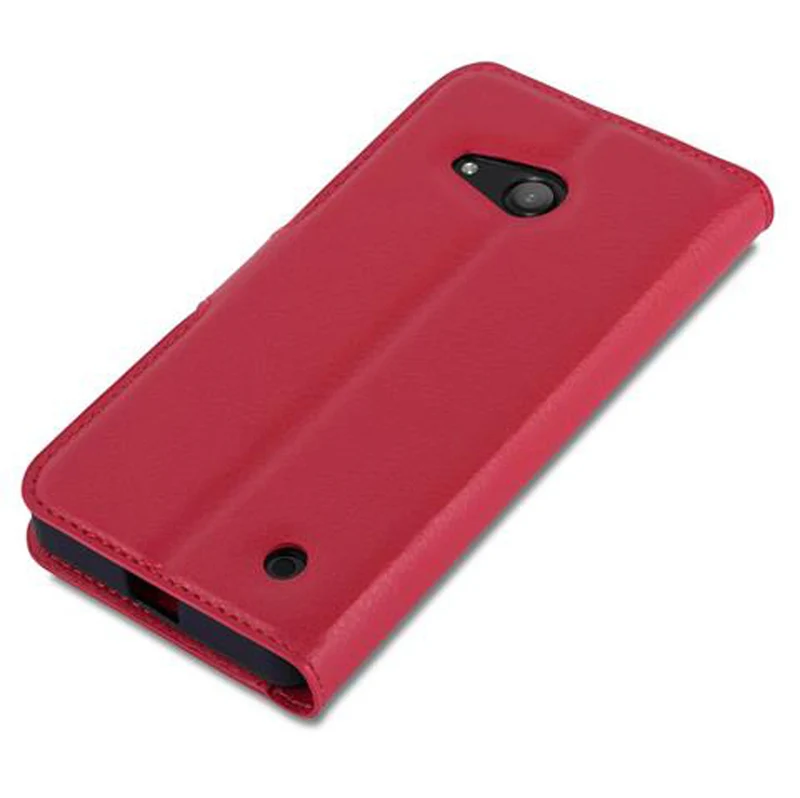 Cadorabo Hülle kompatibel mit Nokia Lumia 550 Schutzhülle mit Magnetverschluss, Standfunktion und Kartenfach