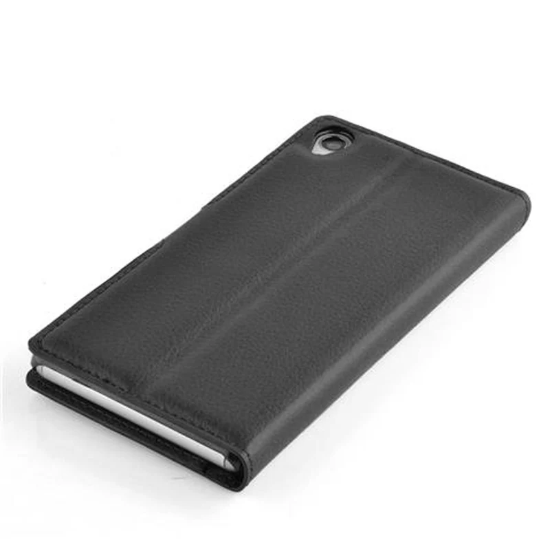 Cadorabo Hülle kompatibel mit Sony Xperia Z3 Schutzhülle mit Magnetverschluss, Standfunktion und Kartenfach