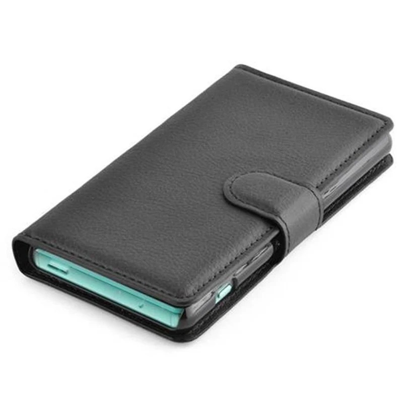 Cadorabo Hülle kompatibel mit Sony Xperia Z3 COMPACT Schutzhülle mit Magnetverschluss, Standfunktion und Kartenfach