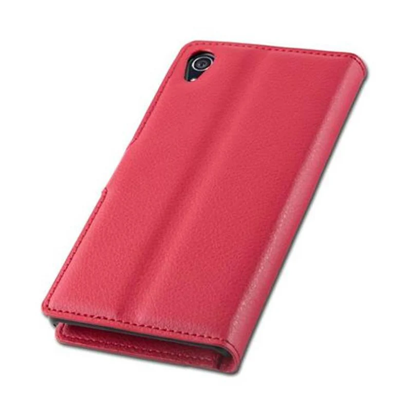 Cadorabo Hülle kompatibel mit Sony Xperia Z2 Schutzhülle mit Magnetverschluss, Standfunktion und Kartenfach