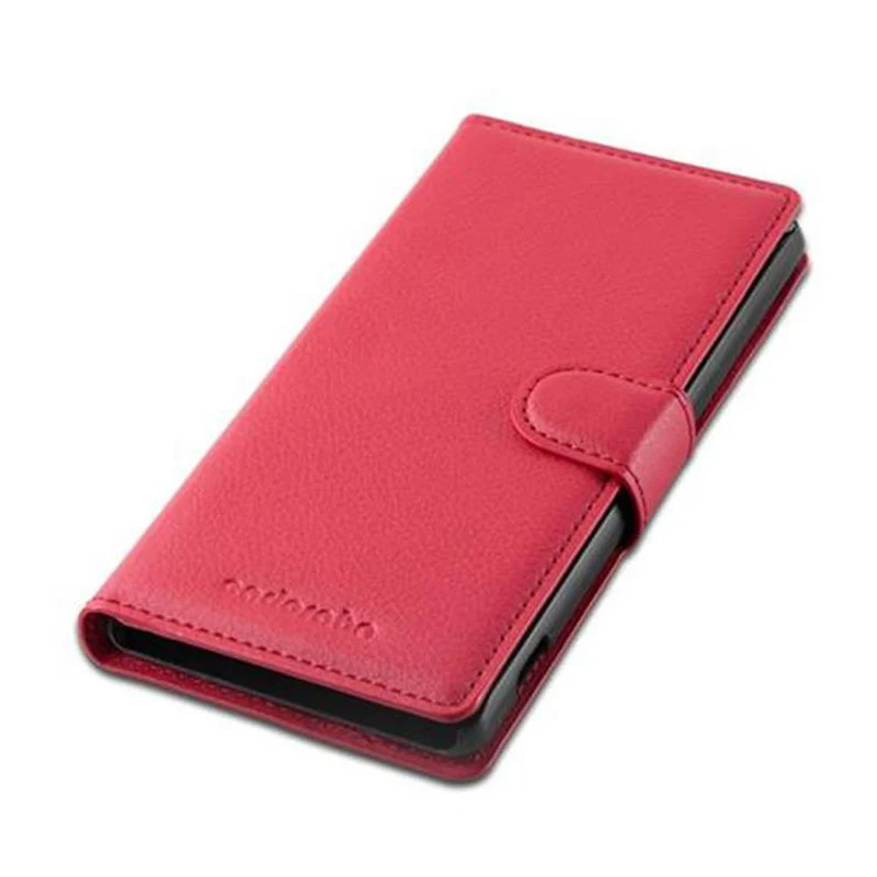 Cadorabo Hülle kompatibel mit Sony Xperia Z2 Schutzhülle mit Magnetverschluss, Standfunktion und Kartenfach