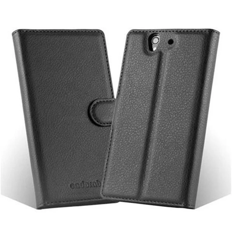 Cadorabo Hülle kompatibel mit Sony Xperia Z Schutzhülle mit Magnetverschluss, Standfunktion und Kartenfach