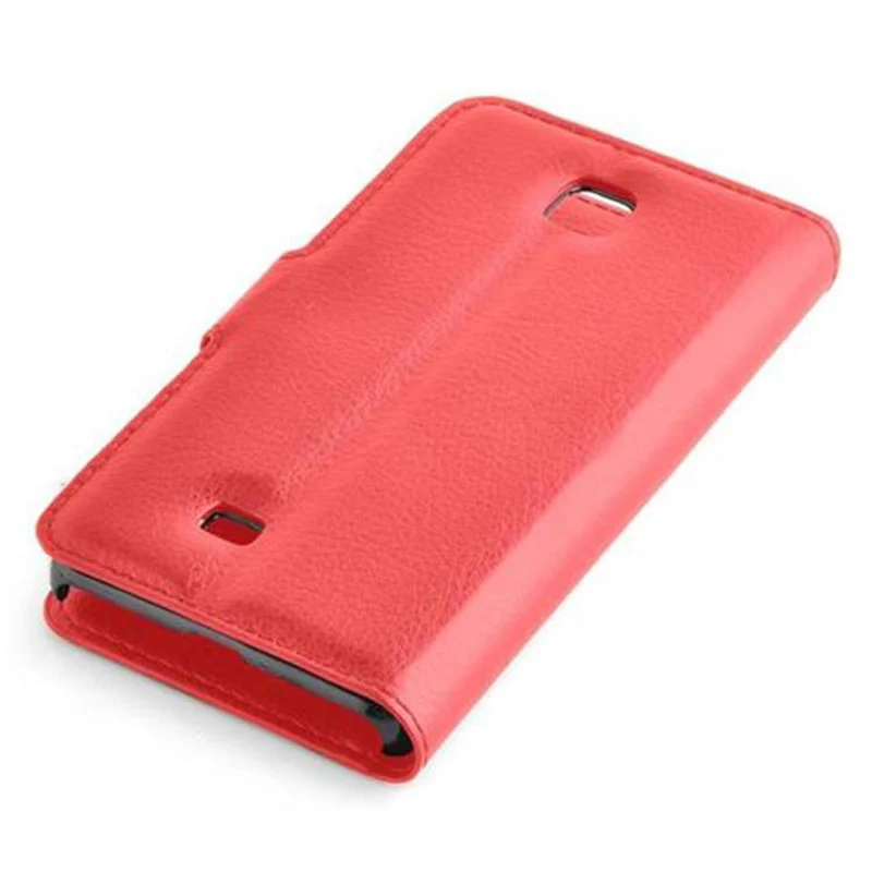 Cadorabo Hülle kompatibel mit LG OPTIMUS F5 / LUCID 2 Schutzhülle mit Magnetverschluss, Standfunktion und Kartenfach