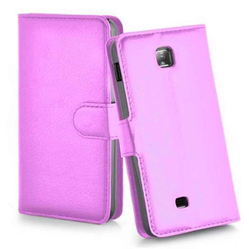 Cadorabo Hülle kompatibel mit LG OPTIMUS F5 / LUCID 2 Schutzhülle mit Magnetverschluss, Standfunktion und Kartenfach