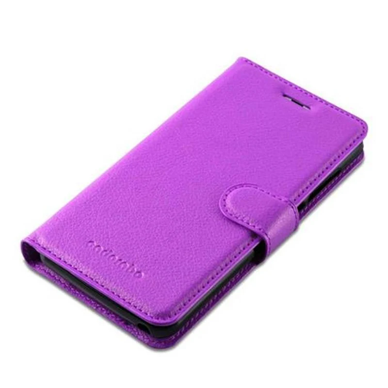Cadorabo Hülle kompatibel mit WIKO LENNY 3 Schutzhülle mit Magnetverschluss, Standfunktion und Kartenfach