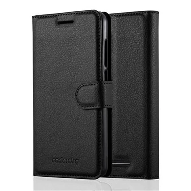 Cadorabo Hülle kompatibel mit WIKO LENNY 3 Schutzhülle mit Magnetverschluss, Standfunktion und Kartenfach