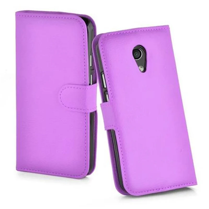 Cadorabo Hülle kompatibel mit Motorola MOTO G2 Schutzhülle mit Magnetverschluss, Standfunktion und Kartenfach