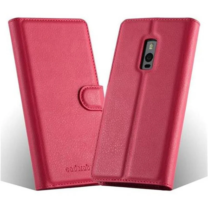 Cadorabo Hülle kompatibel mit OnePlus 2 Schutzhülle mit Magnetverschluss, Standfunktion und Kartenfach