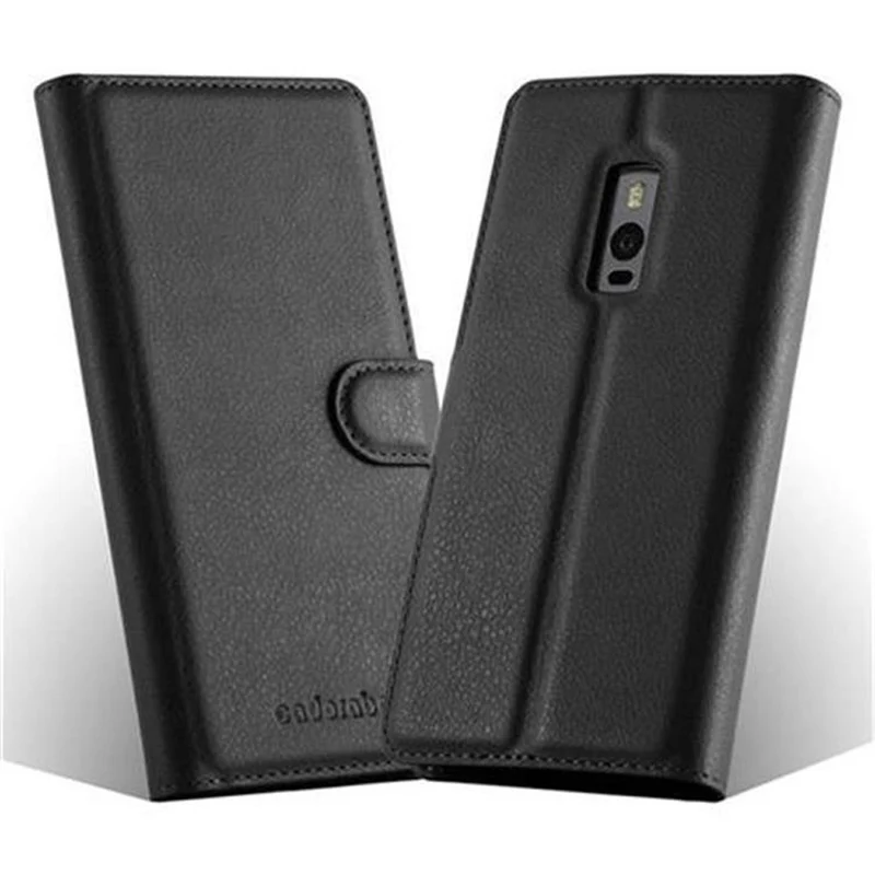 Cadorabo Hülle kompatibel mit OnePlus 2 Schutzhülle mit Magnetverschluss, Standfunktion und Kartenfach