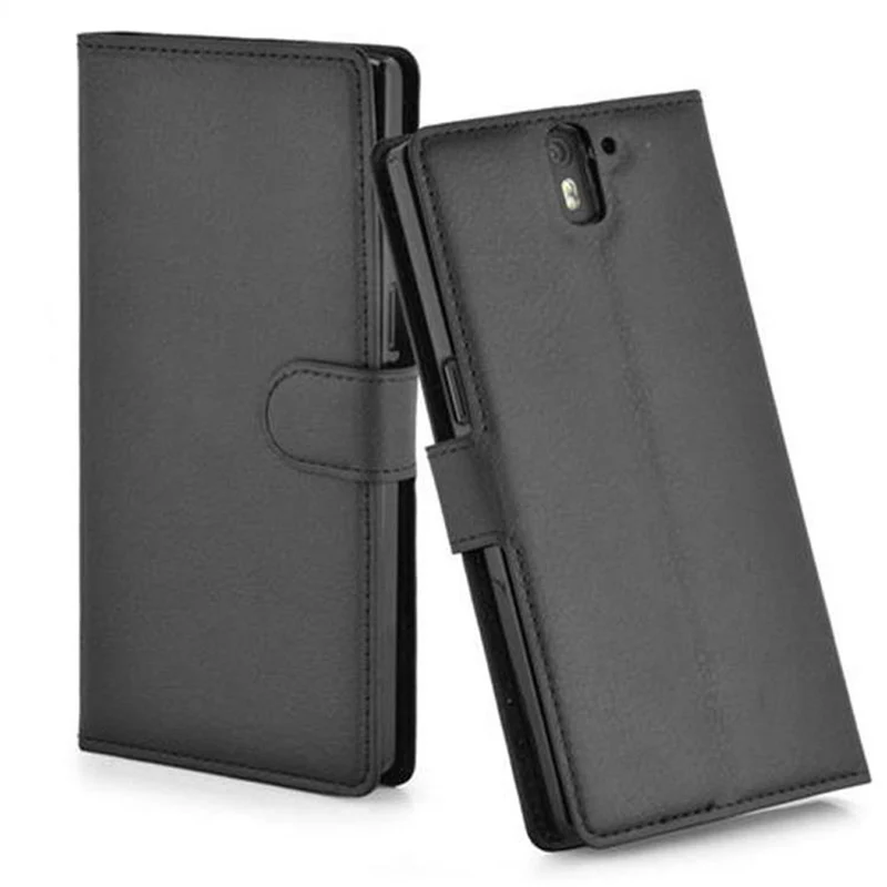 Cadorabo Hülle kompatibel mit OnePlus ONE Schutzhülle mit Magnetverschluss, Standfunktion und Kartenfach
