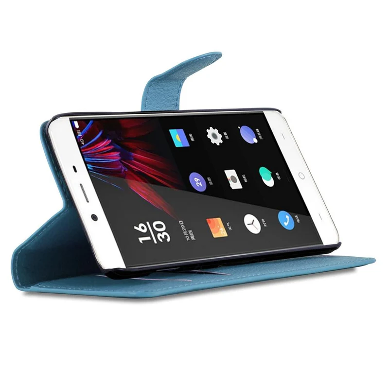 Cadorabo Hülle kompatibel mit OnePlus X Schutzhülle mit Magnetverschluss, Standfunktion und Kartenfach