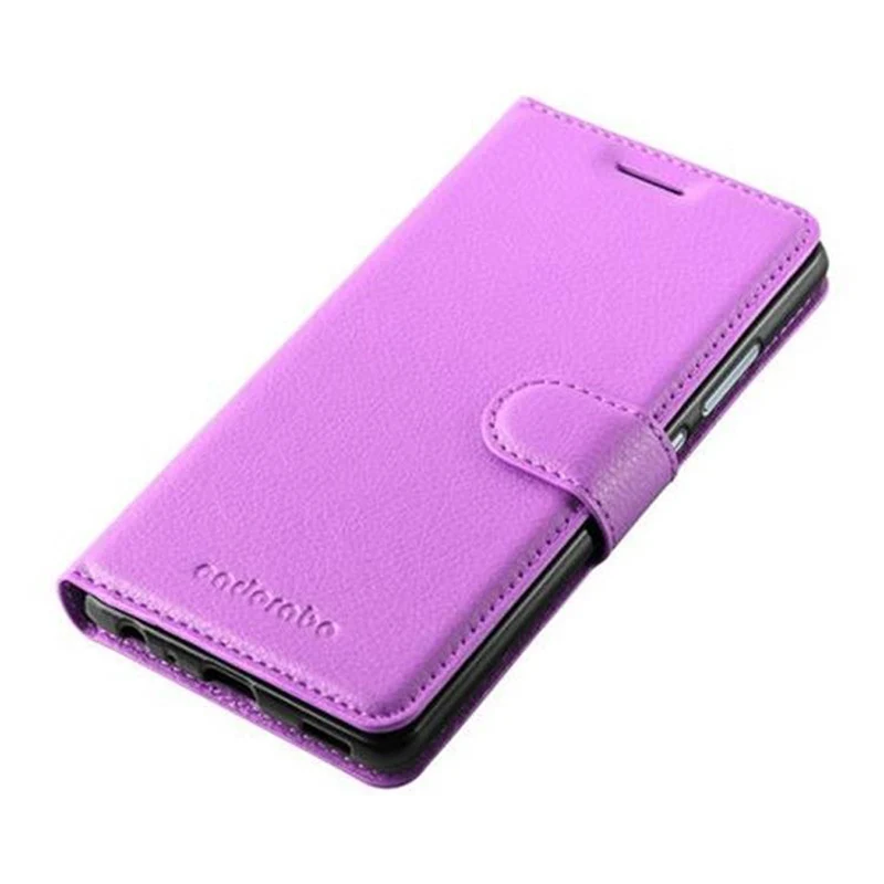 Cadorabo Hülle kompatibel mit Huawei P9 Schutzhülle mit Magnetverschluss, Standfunktion und Kartenfach