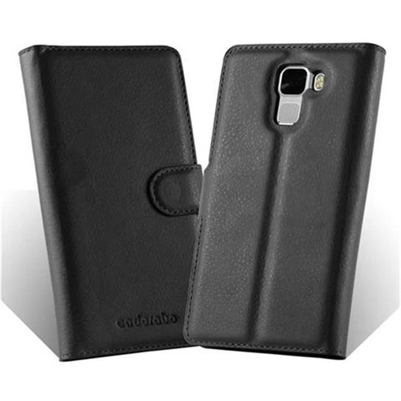 Cadorabo Hülle kompatibel mit Honor 7 Schutzhülle mit Magnetverschluss, Standfunktion und Kartenfach