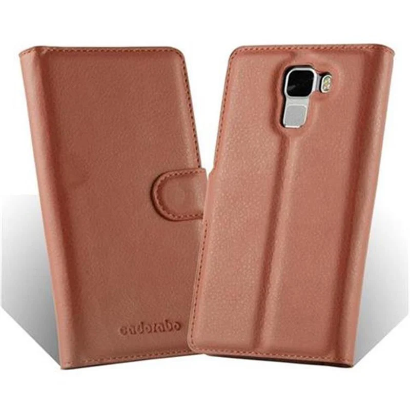 Cadorabo Hülle kompatibel mit Honor 7 Schutzhülle mit Magnetverschluss, Standfunktion und Kartenfach