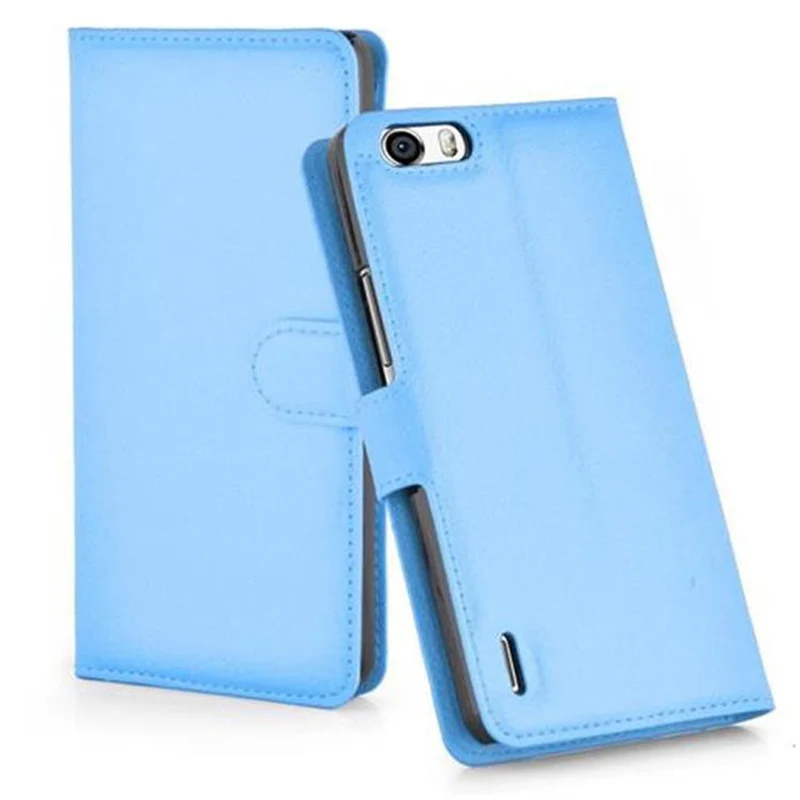 Cadorabo Hülle kompatibel mit Honor 6 PLUS Schutzhülle mit Magnetverschluss, Standfunktion und Kartenfach