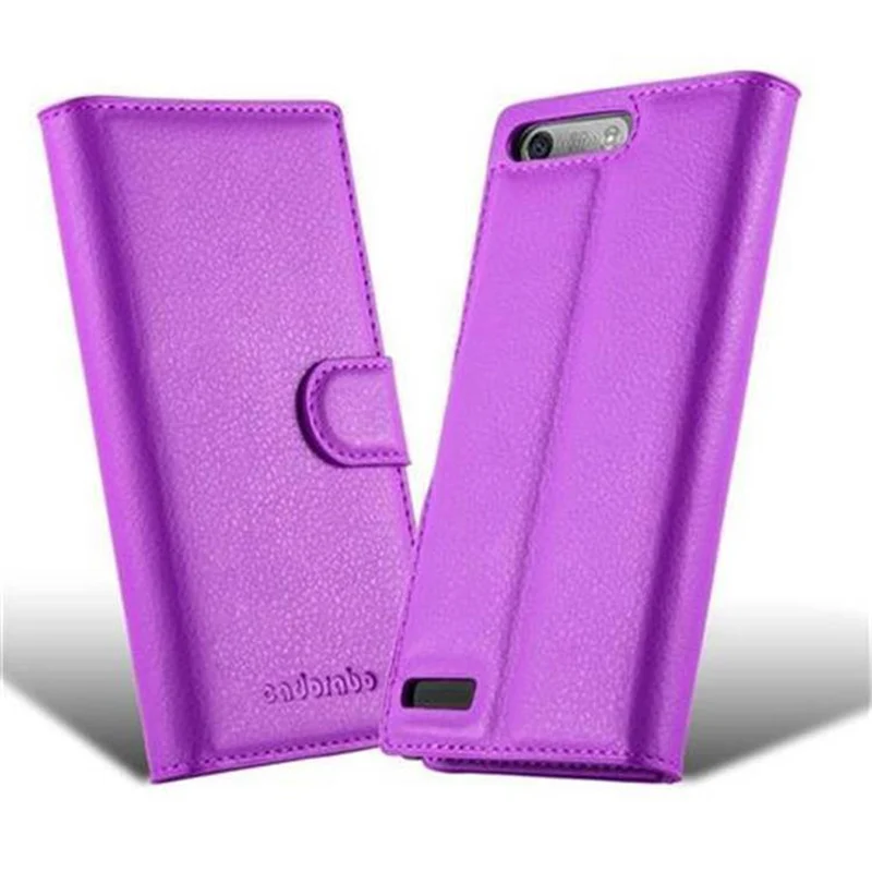 Cadorabo Hülle kompatibel mit Huawei ASCEND G6 Schutzhülle mit Magnetverschluss, Standfunktion und Kartenfach