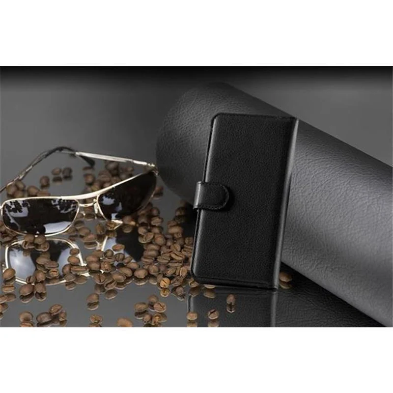 Cadorabo Hülle kompatibel mit Huawei D3 MATE 7 Schutzhülle mit Magnetverschluss, Standfunktion und Kartenfach