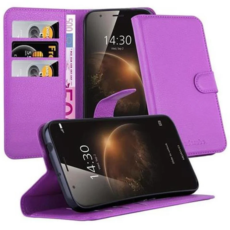 Cadorabo Hülle kompatibel mit Huawei ASCEND G7 PLUS / G8 / GX8 Schutzhülle mit Magnetverschluss, Standfunktion und Kartenfach