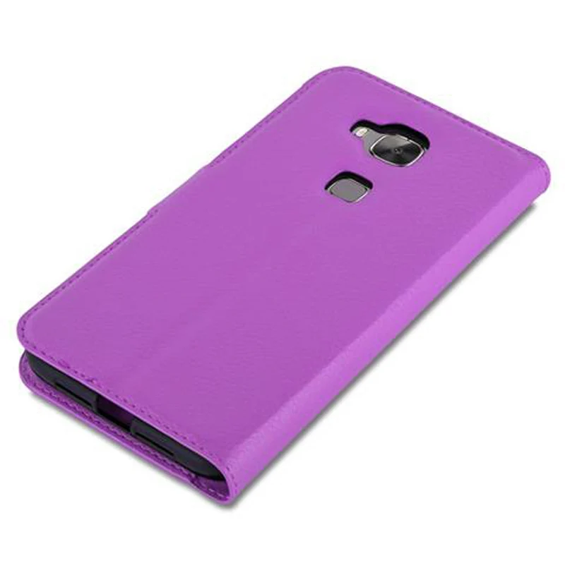 Cadorabo Hülle kompatibel mit Huawei ASCEND G7 PLUS / G8 / GX8 Schutzhülle mit Magnetverschluss, Standfunktion und Kartenfach