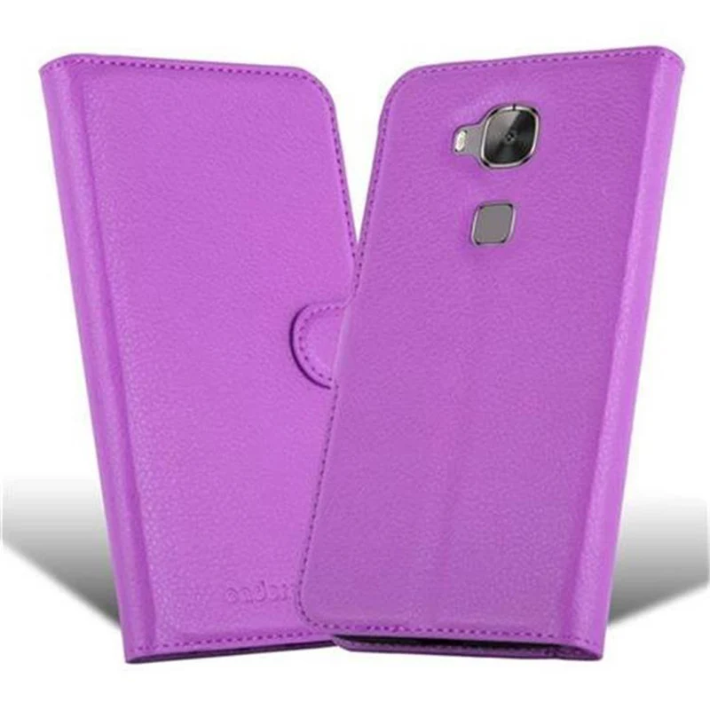 Cadorabo Hülle kompatibel mit Huawei ASCEND G7 PLUS / G8 / GX8 Schutzhülle mit Magnetverschluss, Standfunktion und Kartenfach