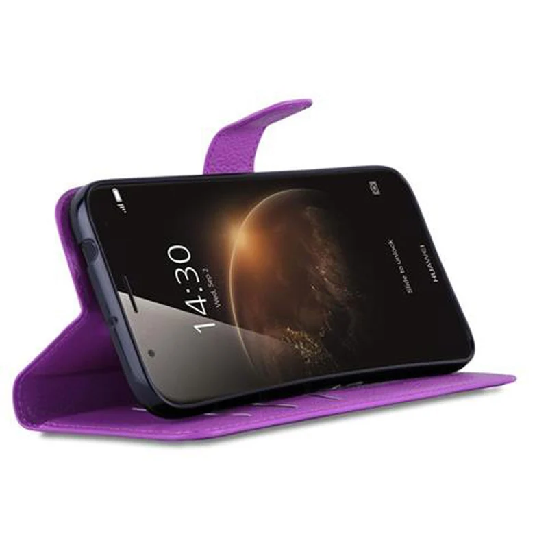 Cadorabo Hülle kompatibel mit Huawei ASCEND G7 PLUS / G8 / GX8 Schutzhülle mit Magnetverschluss, Standfunktion und Kartenfach