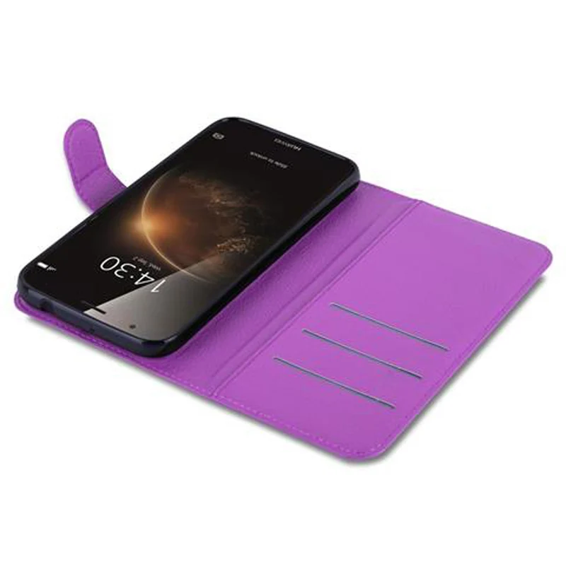Cadorabo Hülle kompatibel mit Huawei ASCEND G7 PLUS / G8 / GX8 Schutzhülle mit Magnetverschluss, Standfunktion und Kartenfach