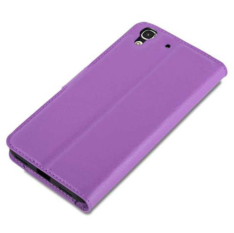 Cadorabo Hülle kompatibel mit Huawei Y6 2015 / Honor 4A Schutzhülle mit Magnetverschluss, Standfunktion und Kartenfach