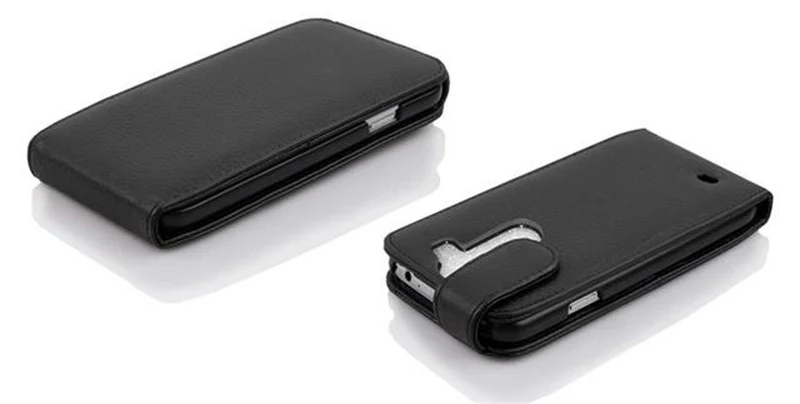 Cadorabo Hülle kompatibel mit LG G3 Schutzhülle im Flip Design aus strukturiertem Kunstleder