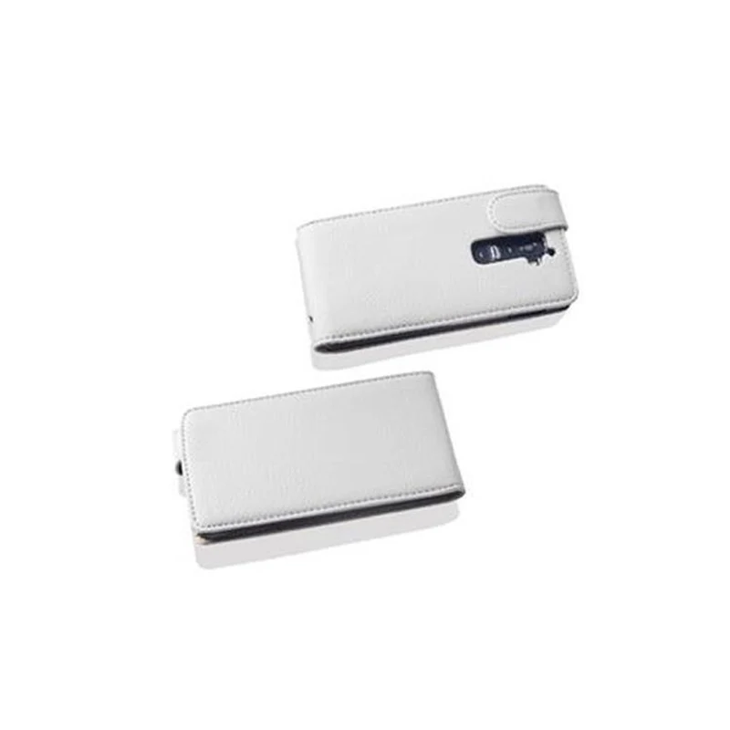 Cadorabo Hülle kompatibel mit LG G2 Schutzhülle im Flip Design aus strukturiertem Kunstleder