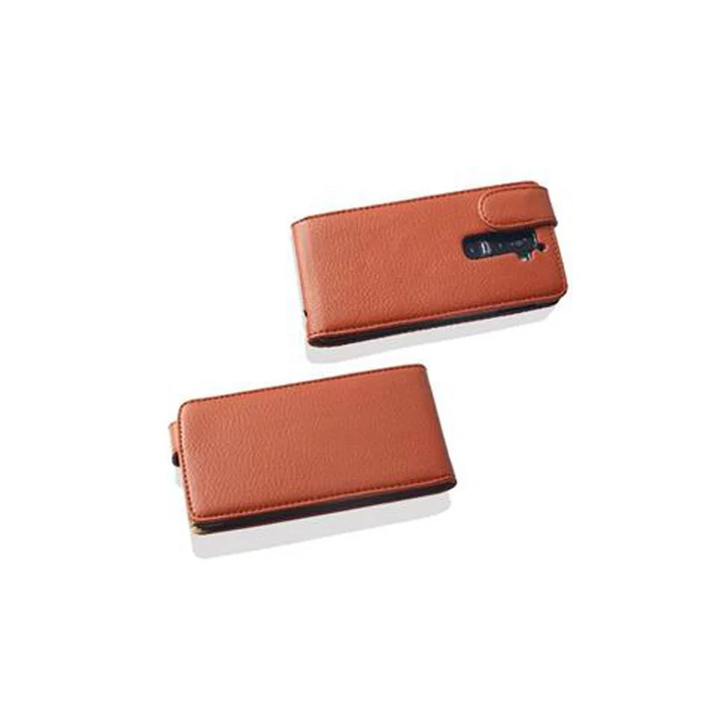 Cadorabo Hülle kompatibel mit LG G2 Schutzhülle im Flip Design aus strukturiertem Kunstleder