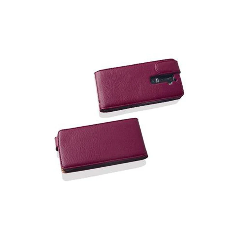 Cadorabo Hülle kompatibel mit LG G2 Schutzhülle im Flip Design aus strukturiertem Kunstleder